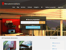 Tablet Screenshot of mercadoinmobiliario.cl